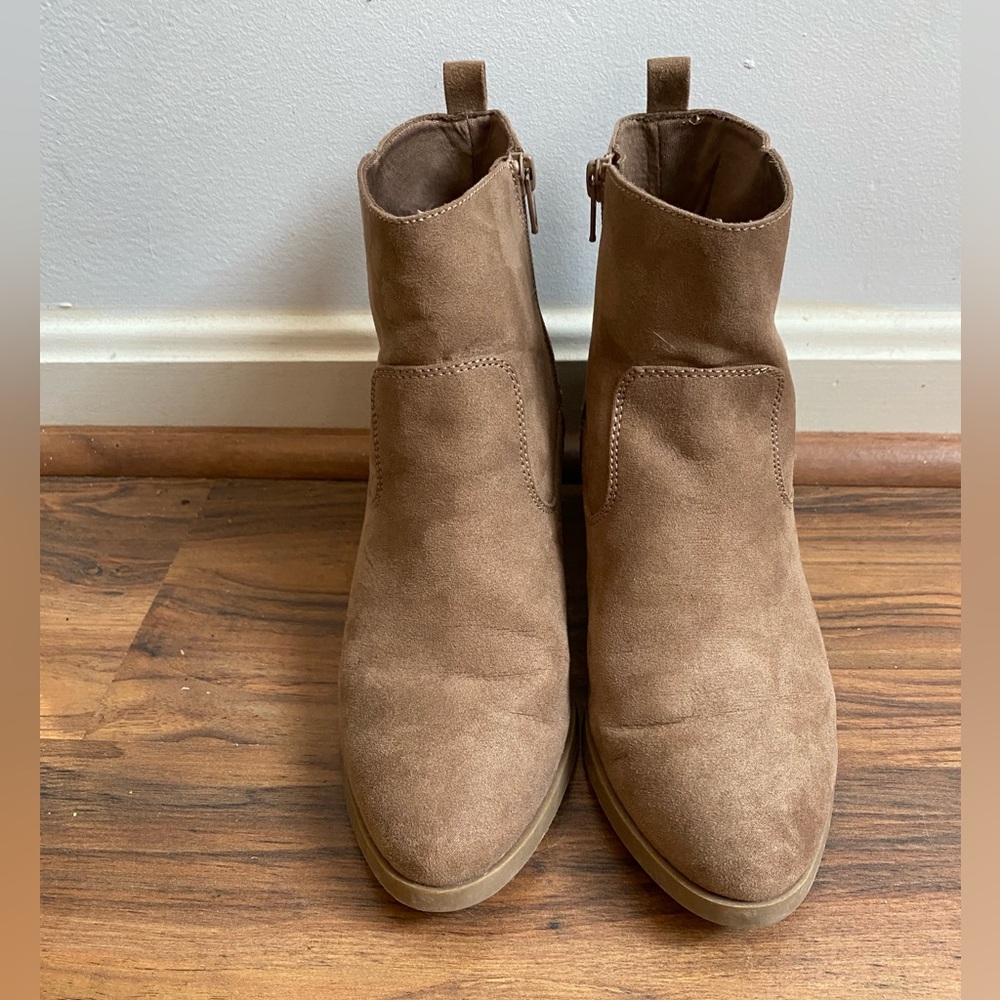 Old Navy Brown Ankle Booties - Picture 4 of 4